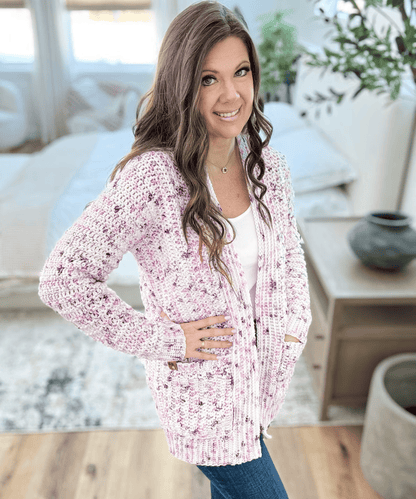 CROCHET PATTERN & VIDEO/ Snowy Season Cardigan Pattern, Sizes Xs-5X, Side to side construction, pdf, crochet cardigan pattern,