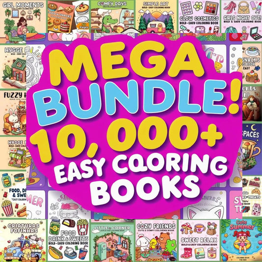 10,000+ Digital Download Coloring Pages, Easy Coloring Books, Wedding Activity for Kids Adults, Browsing Coloring Book, Coco,Digital Product